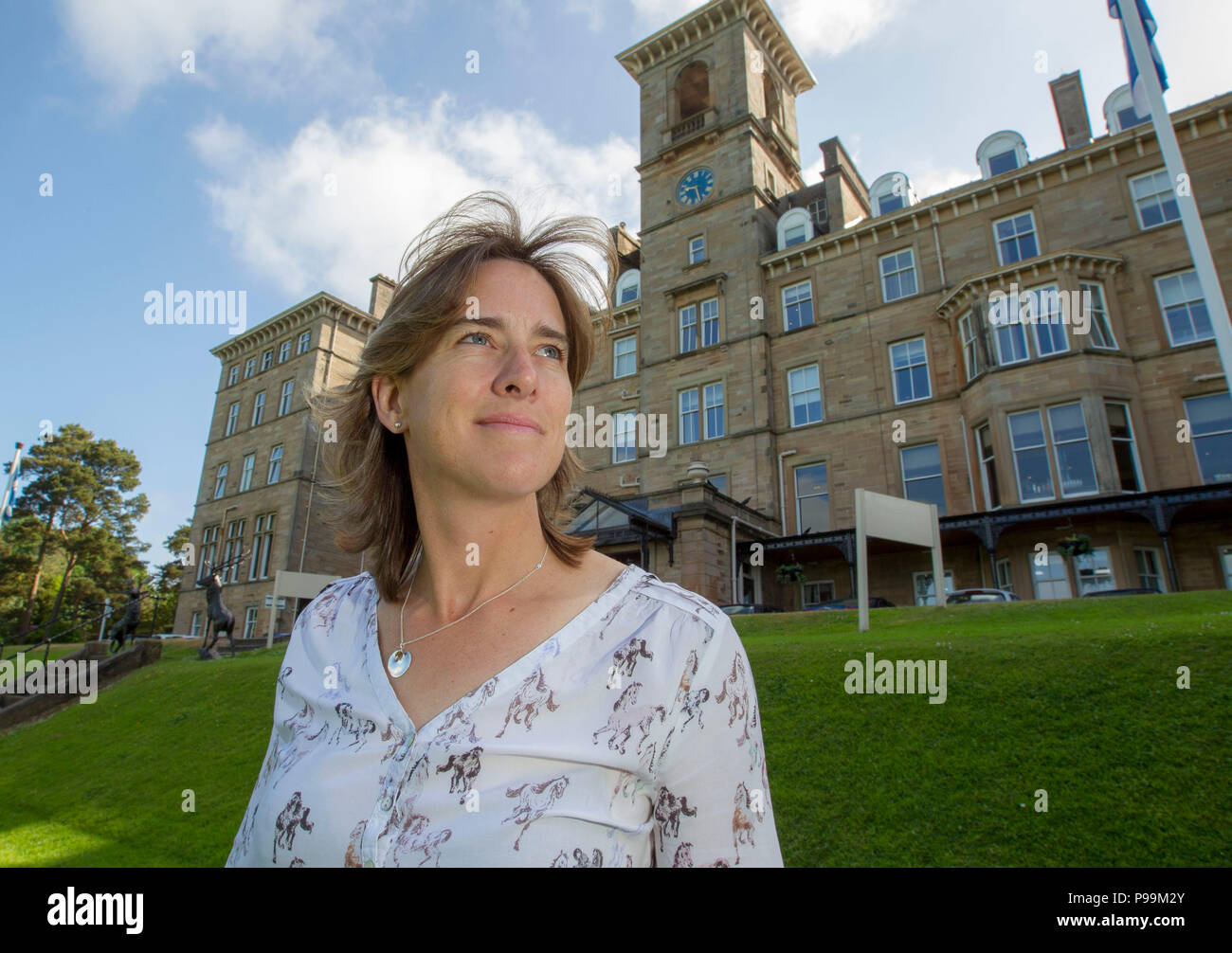 Dame Katherine Grainger à Dunblane Hydro Banque D'Images