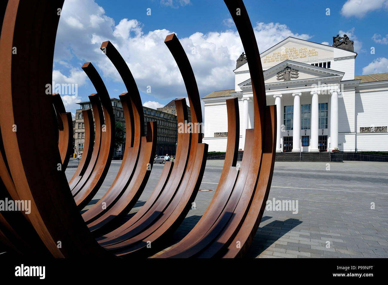 L'Allemagne, le centre-ville de Duisburg Banque D'Images