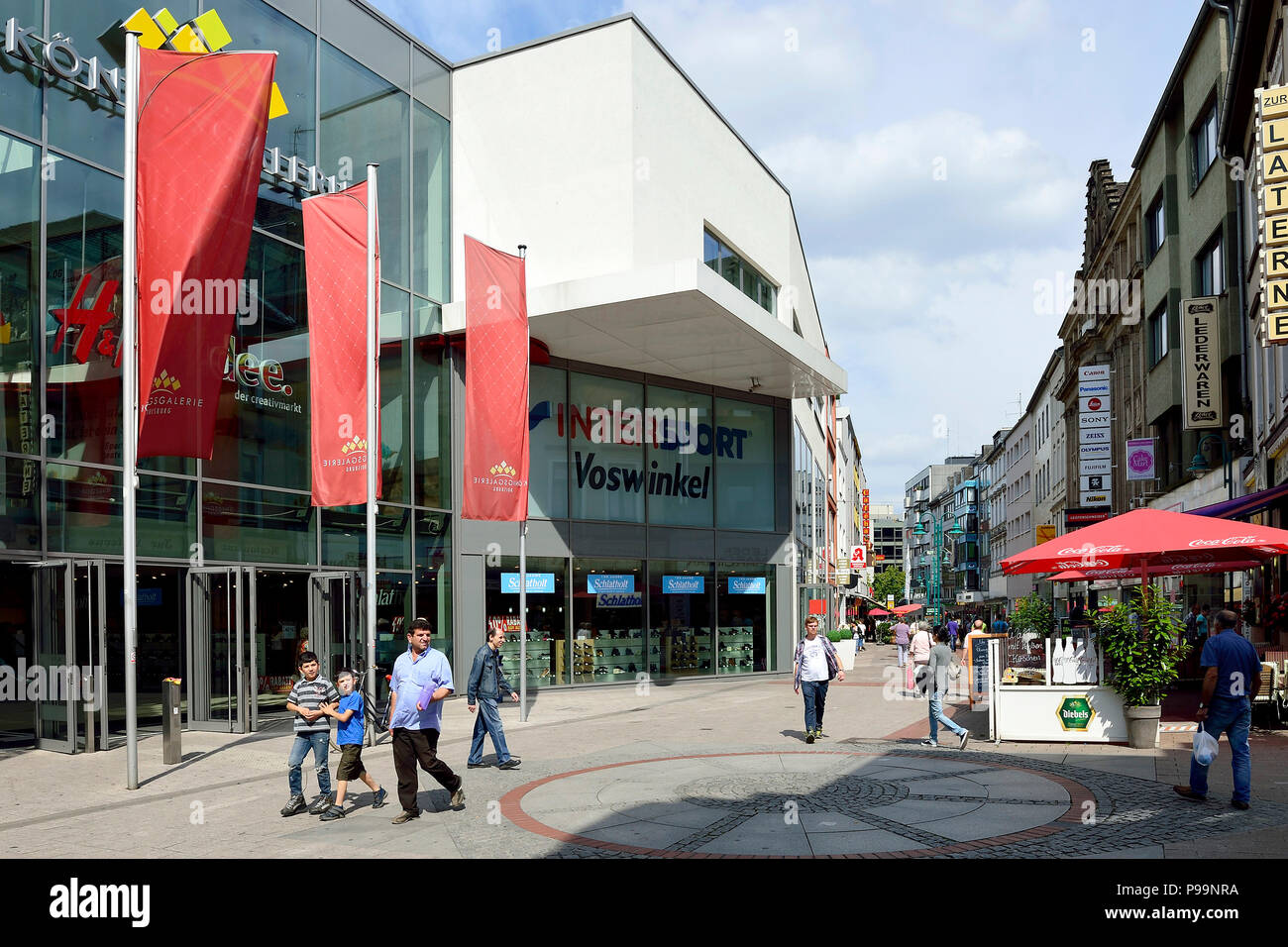 L'Allemagne, le centre-ville de Duisburg Banque D'Images