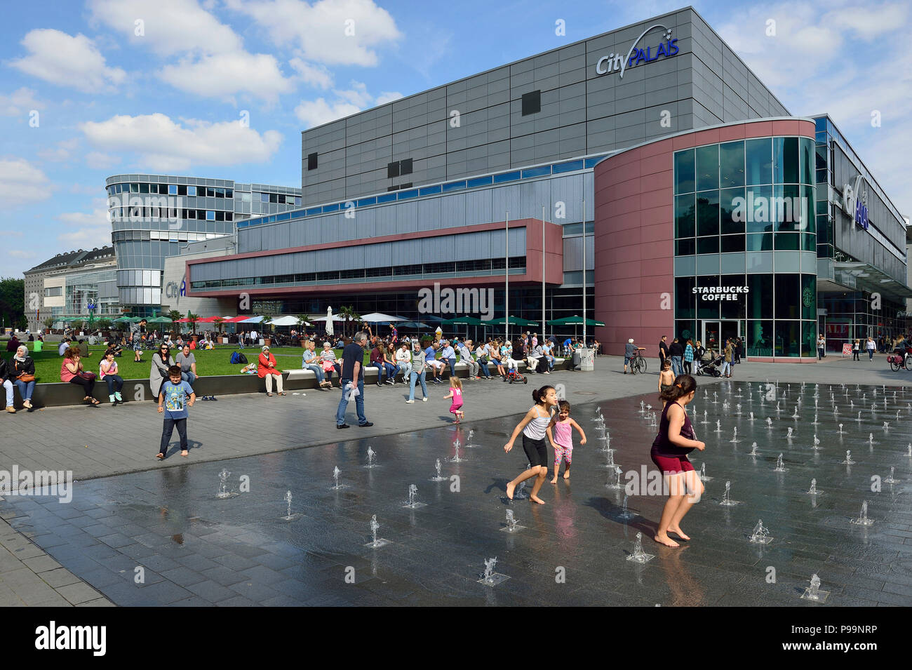 L'Allemagne, le centre-ville de Duisburg Banque D'Images