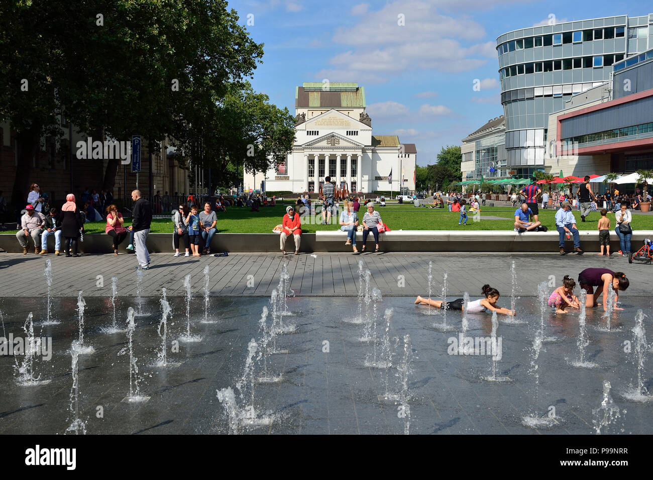 L'Allemagne, le centre-ville de Duisburg Banque D'Images