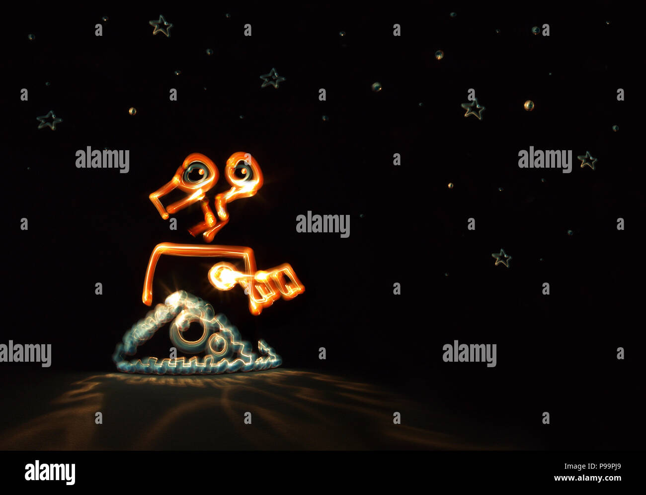 Wall-E Banque D'Images