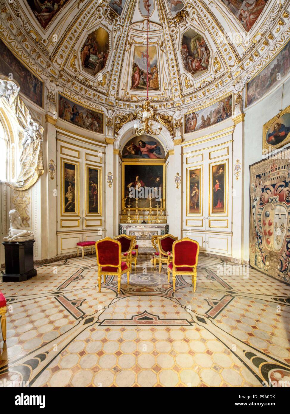La Chapelle des Reliques du Palais Pitti. Musée : Palazzo Pitti, Florence. Banque D'Images