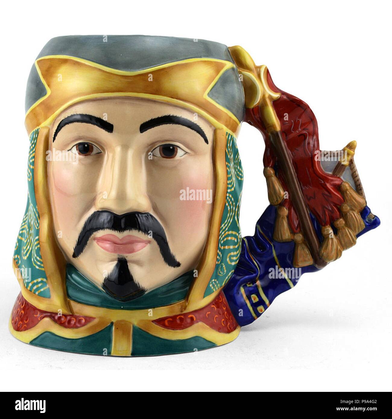 Gengis Khan (verseuse de la série grands chefs militaires). Musée : collection privée. Banque D'Images