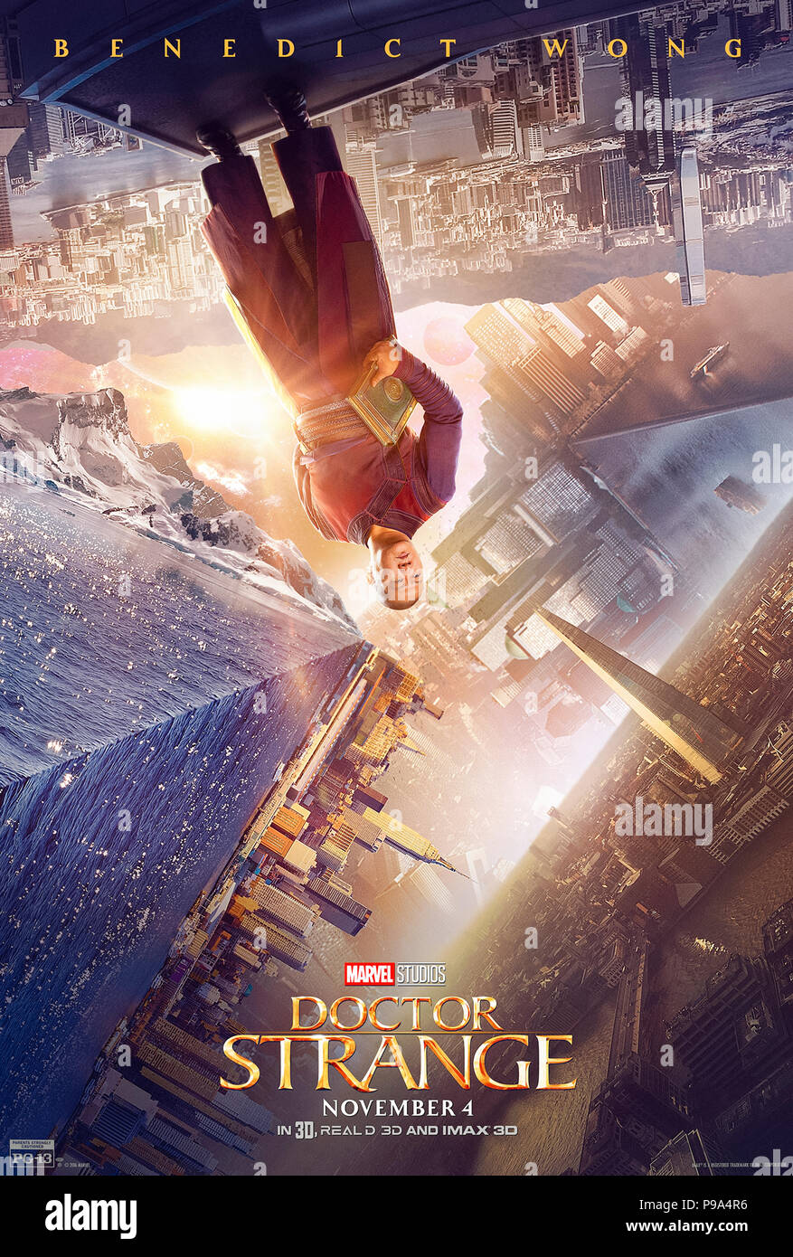 Docteur Strange (2016) réalisé par Scott Derrickson. Affiche du personnage joué par Benedict Wong Wong. Banque D'Images