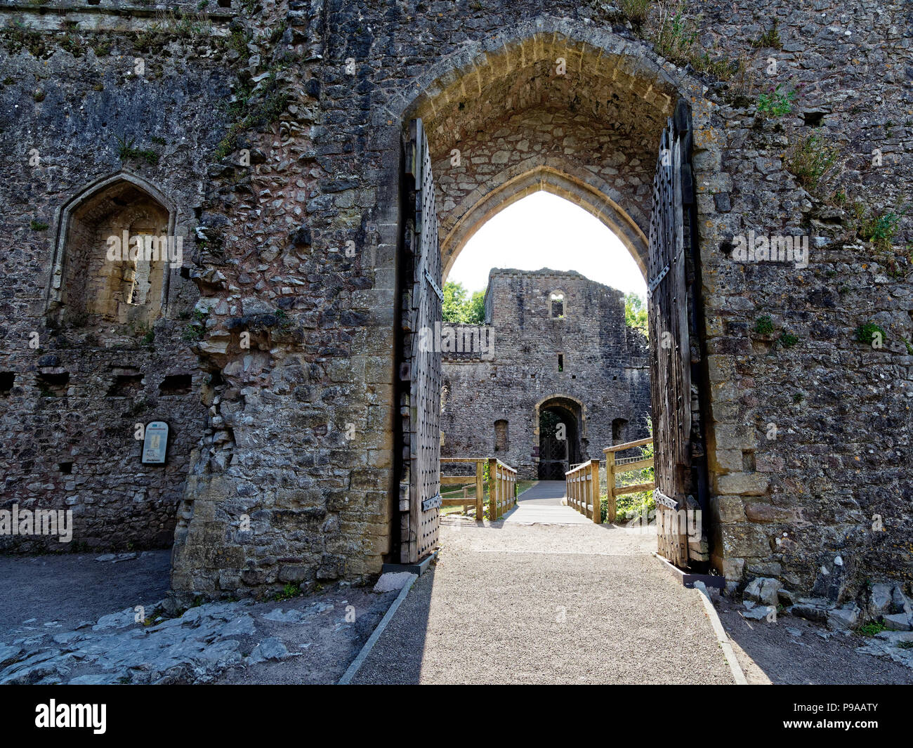 Le Château de Chepstow, Gwent, Monmouthshire. UK Banque D'Images