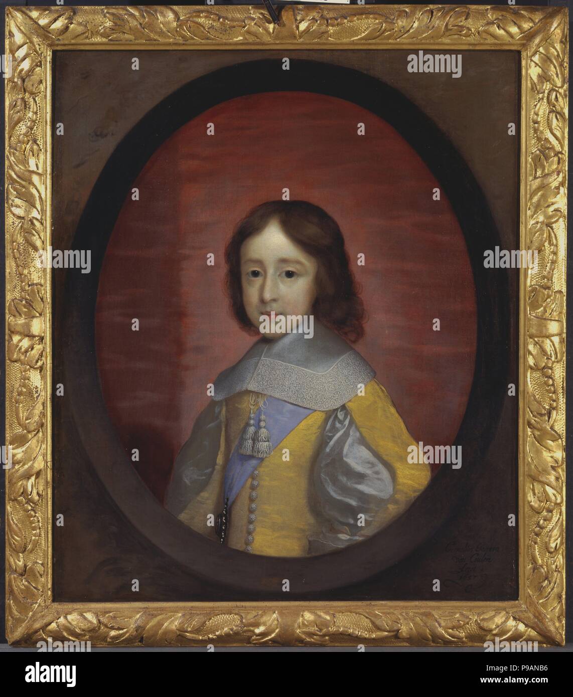 Guillaume III, Prince d'Orange (1650-1702), comme un enfant. Musée : l'université de Yale. Banque D'Images