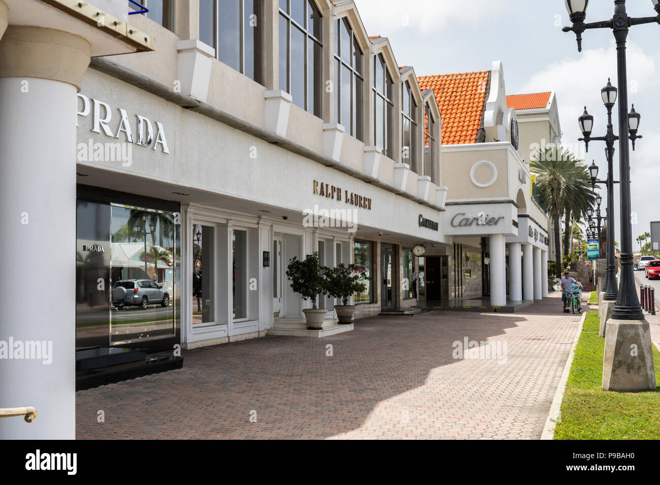 Renaissance Mall, Lloyd G. Smith Boulevard, Oranjestad, Aruba, Caraïbes Banque D'Images