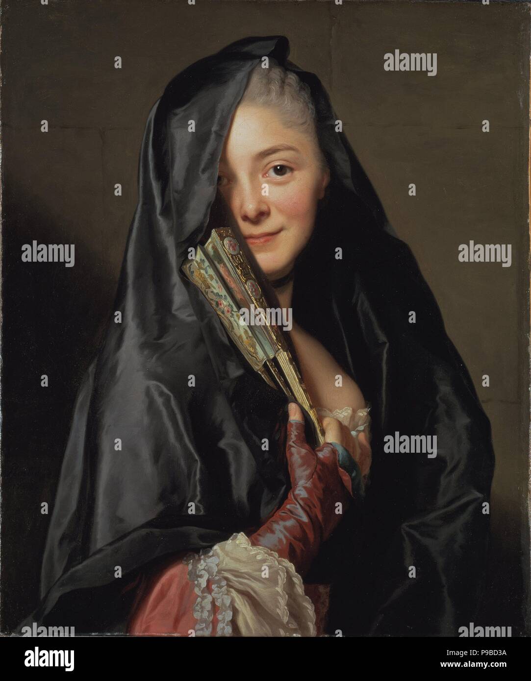 La dame avec le Voile (la femme de l'artiste). Musée : Nationalmuseum de Stockholm. Banque D'Images