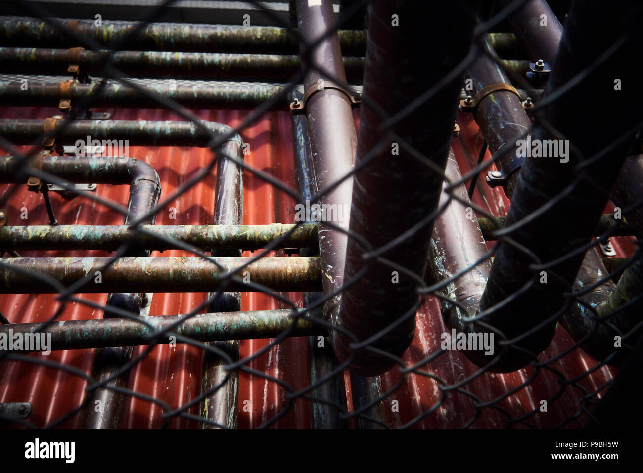 Tuyaux de gaz Banque D'Images