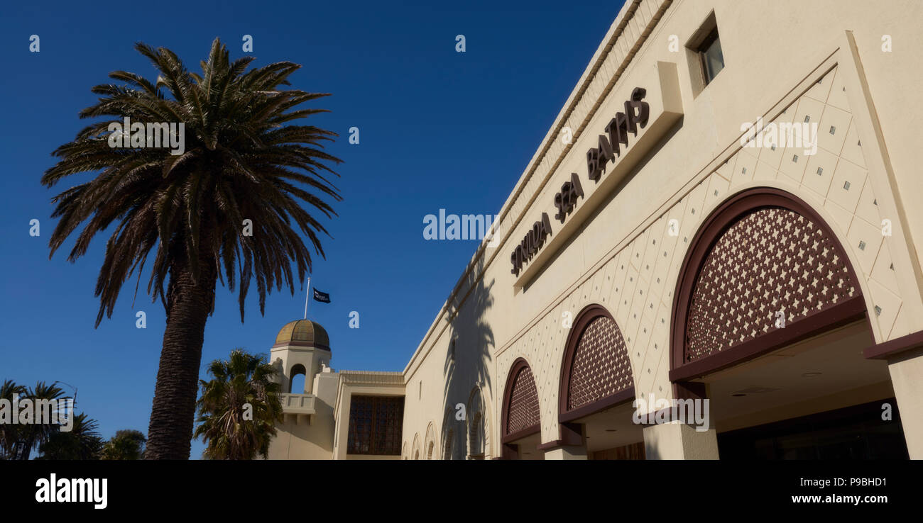 Bains de Mer de St Kilda Banque D'Images