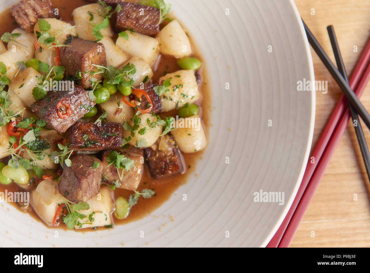 Poitrine de Wagyu. Banque D'Images