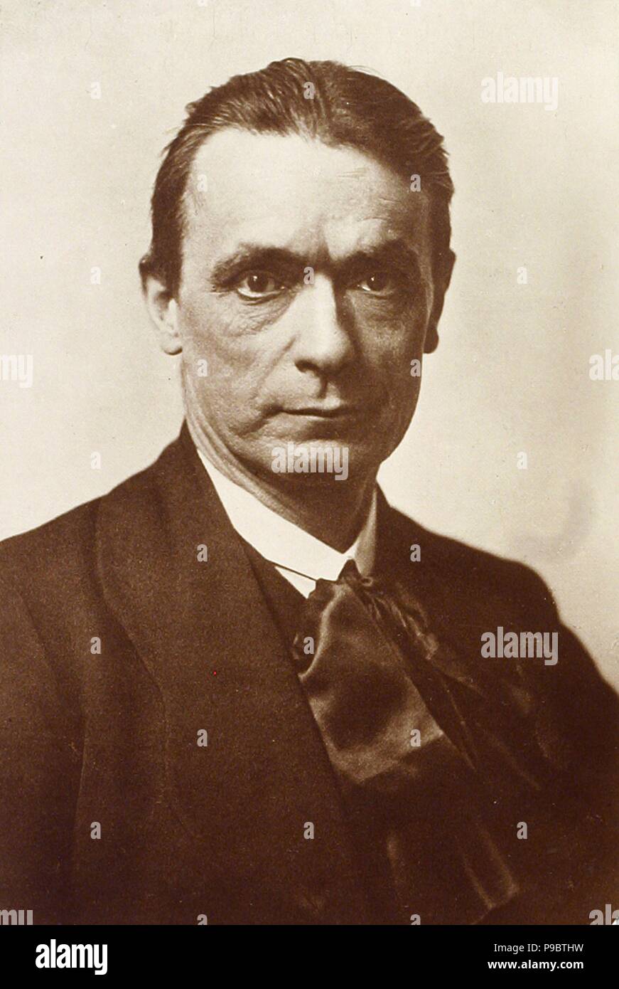 Portrait de l'esotericist et philosophe Rudolf Steiner (1861-1925). Musée : l'État russe et Film Photo Archive, Moscow. Banque D'Images