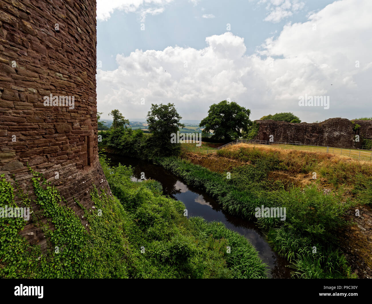 Château Blanc Monmouthshire. UK Banque D'Images