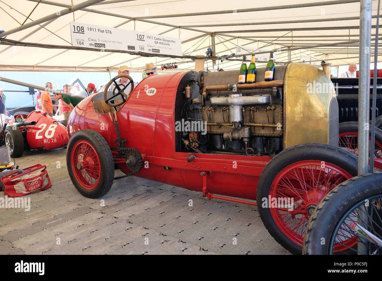 Juillet 2018 - la bête de Turin au Goodwood Festival of Speed, 25ème anniversaire Banque D'Images