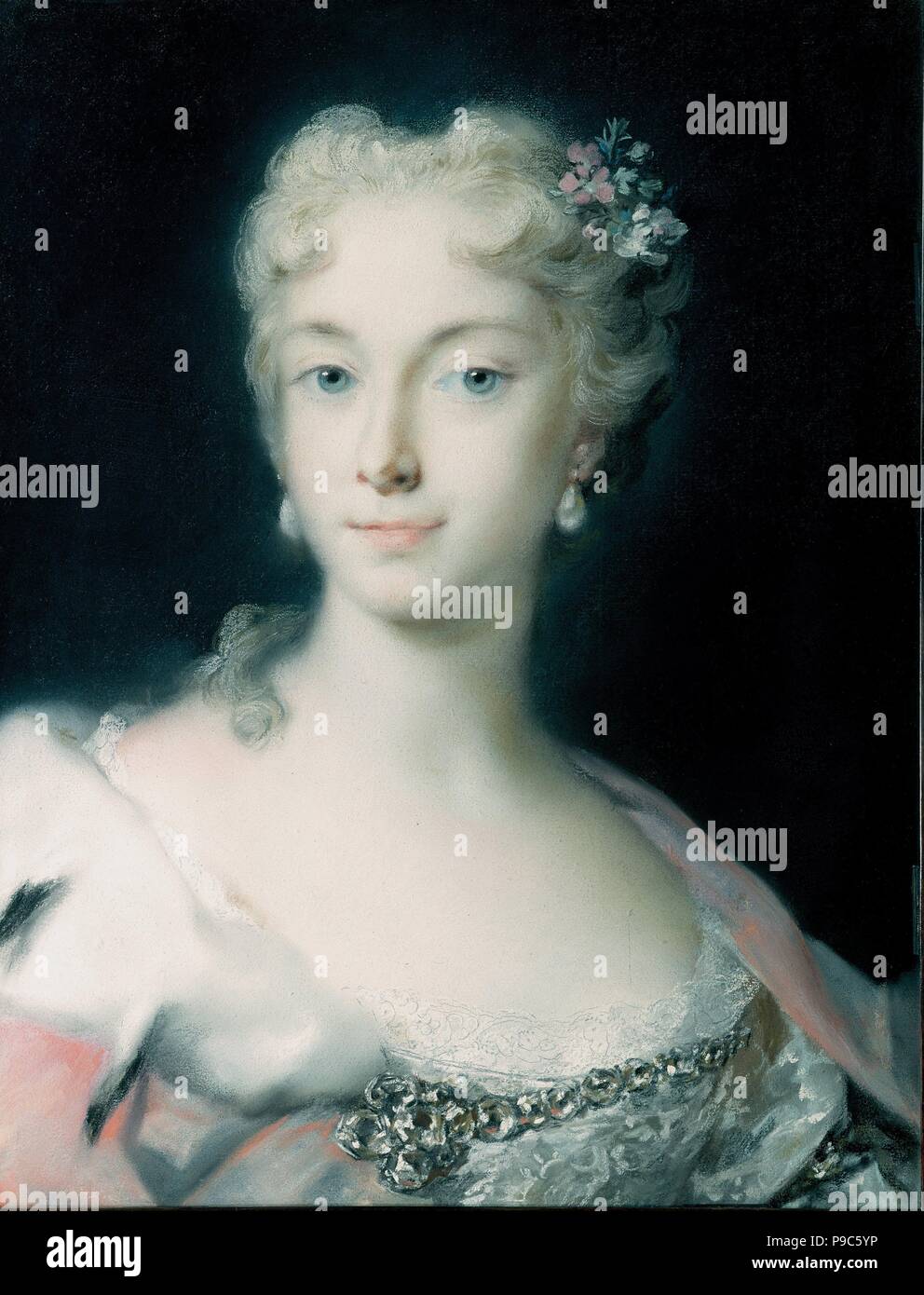 L'Archiduchesse Marie-Thérèse de Habsbourg (1717-1780). Musée : état des collections d'Art de Dresde. Banque D'Images