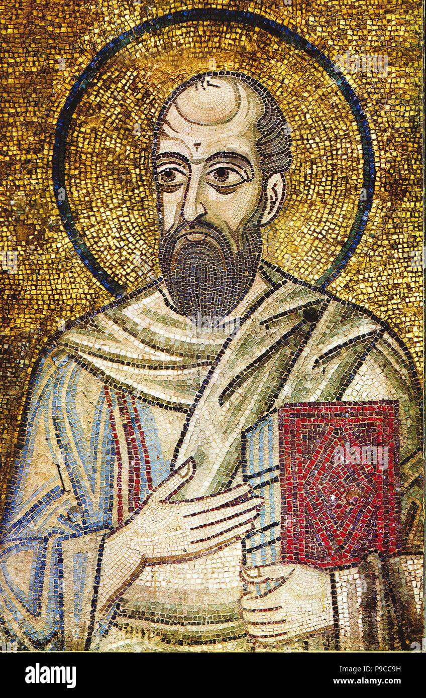 L'Apôtre Paul (détail). Musée : Cathédrale Sainte-Sophie, Kiev. Banque D'Images