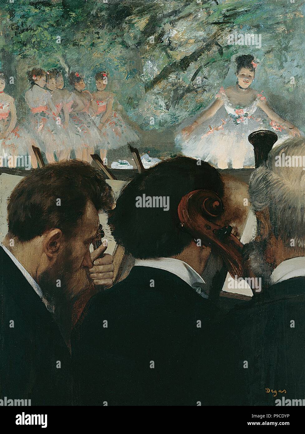 Des musiciens d'orchestre. Musée : Städtische Galerie im Städelschen Kunstinstitut, Frankfurt am Main. Banque D'Images