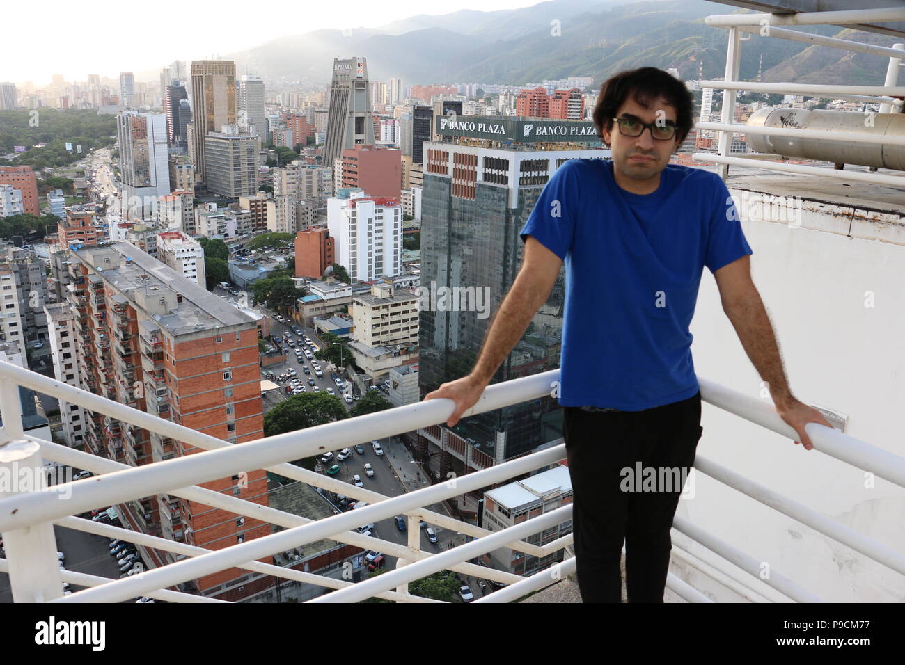 Marcos Kirschstein. Photo prise à partir de centre commercial El Recreo dans la région de Sabana Grande, Caracas, Venezuela. Vicente Quintero Banque D'Images