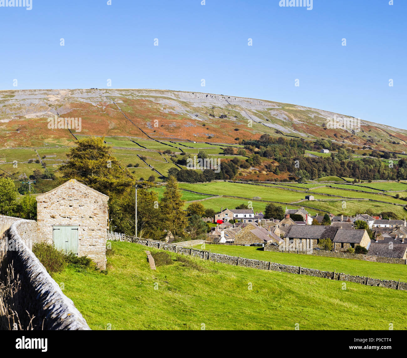 Thwaite village de Swaledale, Yorkshire Dales, North Yorkshire, England, UK Banque D'Images