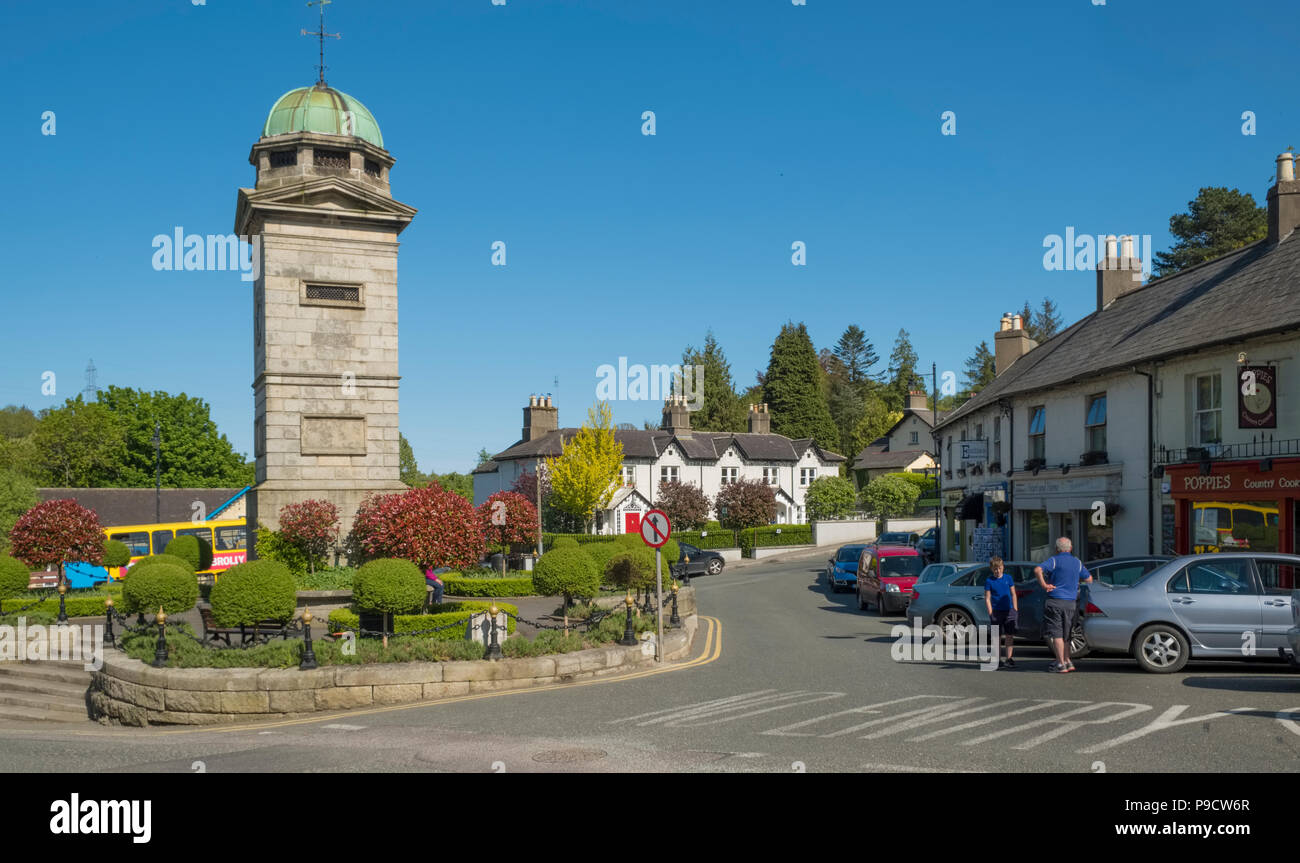 Enniskerry place du village en Co Wicklow, un petit village d'Irlande, Europe Banque D'Images