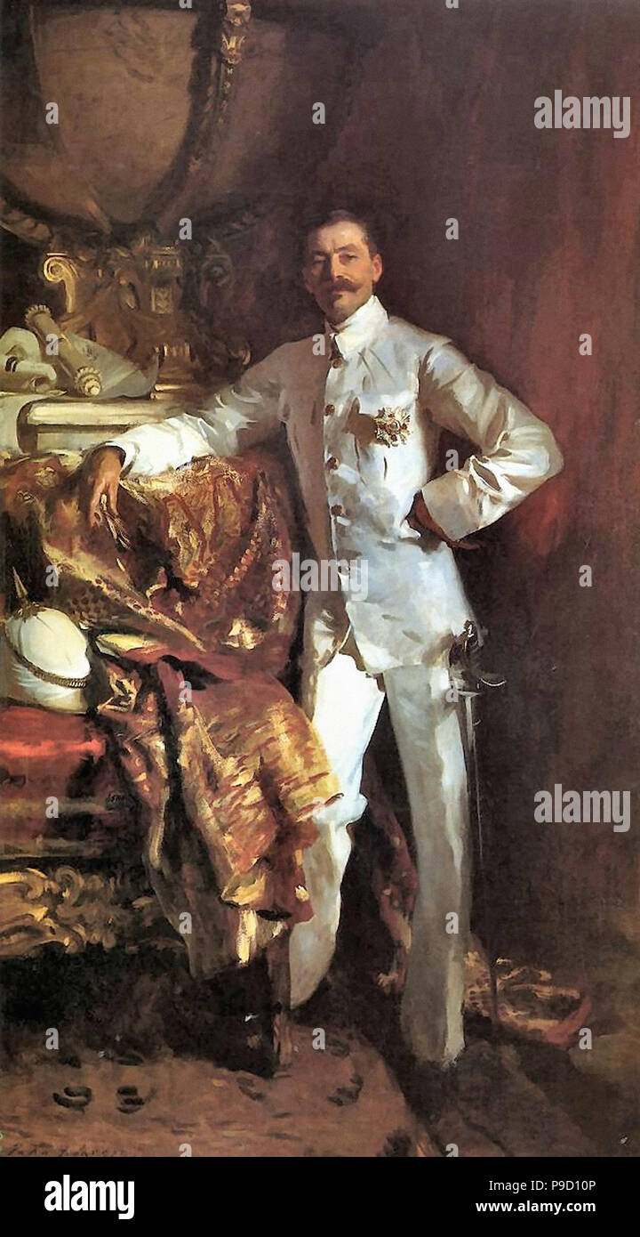 Sargent John Singer - Sir Frank Swettenham 1 Banque D'Images