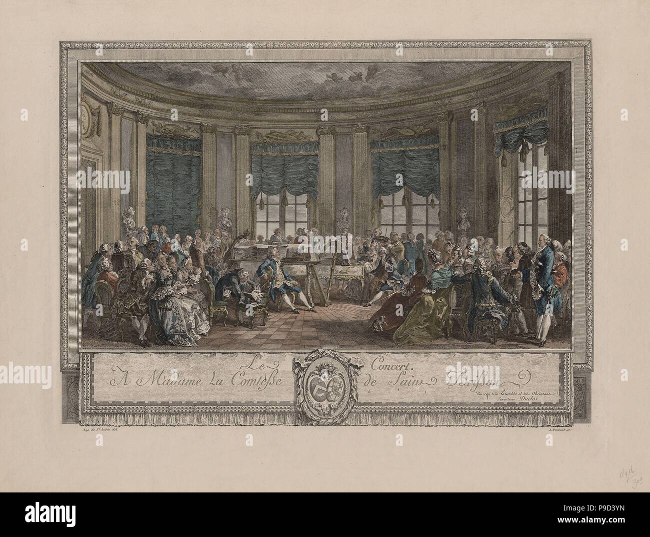 Les concerts. Musée : collection privée. Banque D'Images