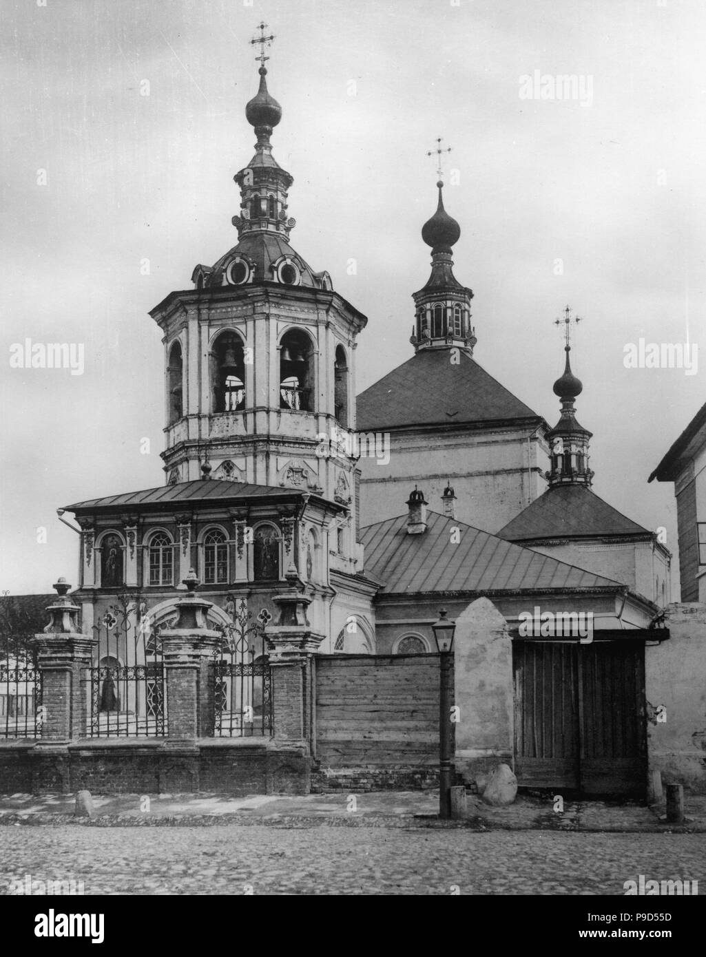 L'église de l'Assomption de la Très Sainte Mère de Dieu à Moscou. Musée : l'État russe et Film Photo Archive, Moscow. Banque D'Images