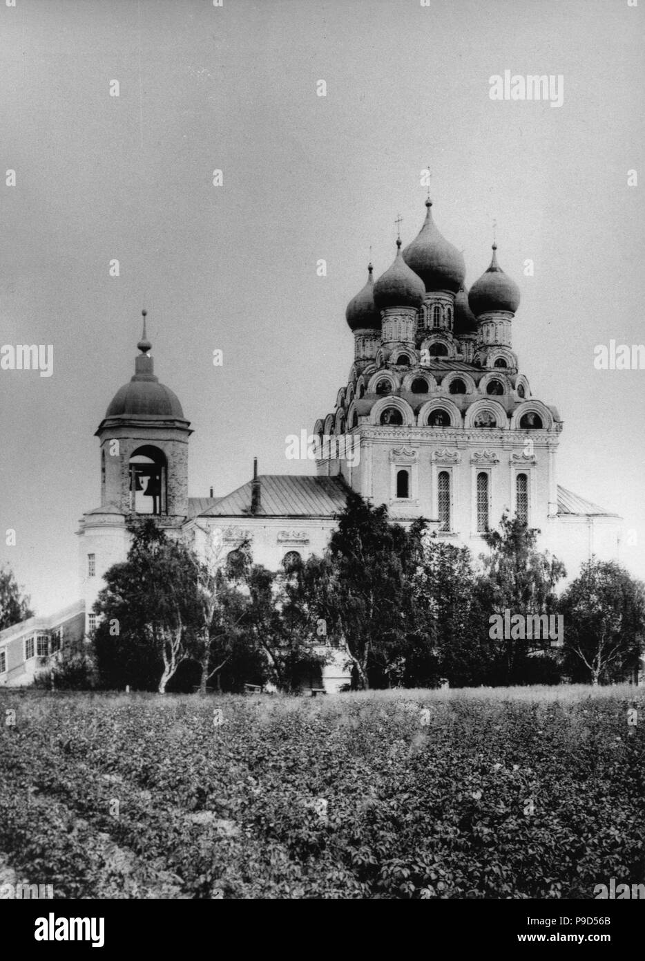 L'église de la Théotokos de Tikhvin à Moscou. Musée : l'État russe et Film Photo Archive, Moscow. Banque D'Images