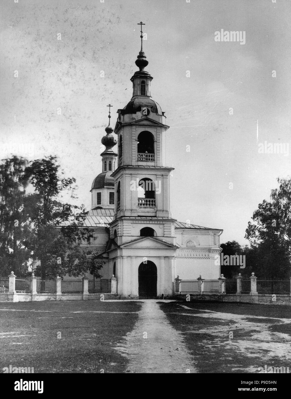 L'église de l'entrée de la Très Sainte Vierge Marie au Temple, à Moscou. Musée : l'État russe et Film Photo Archive, Moscow. Banque D'Images