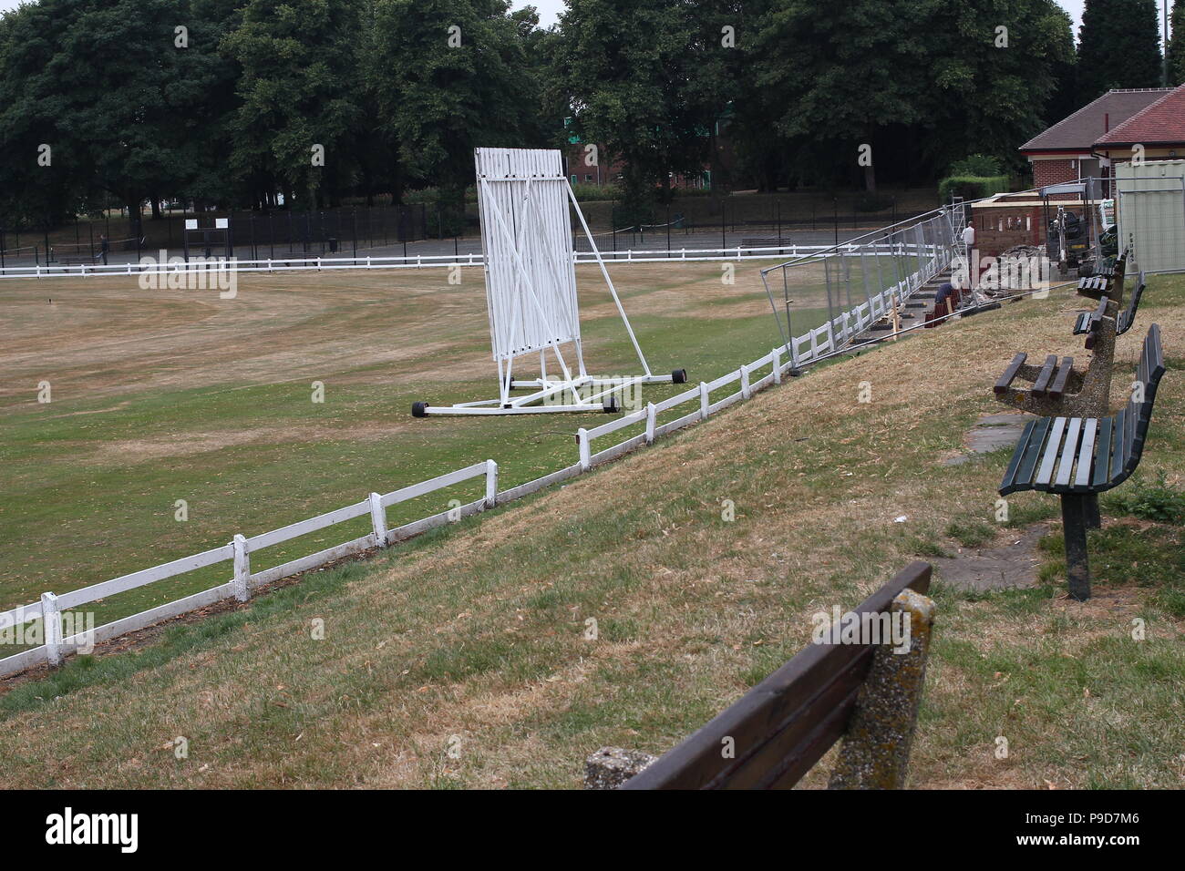 Bedworth Cricket Ground Banque D'Images
