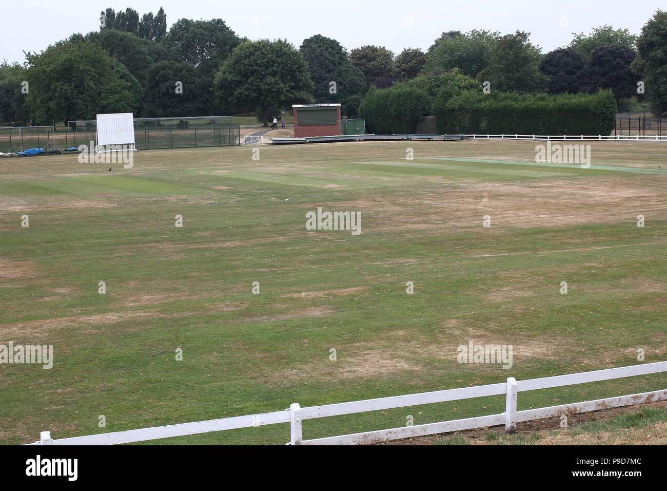 Bedworth Cricket Ground Banque D'Images