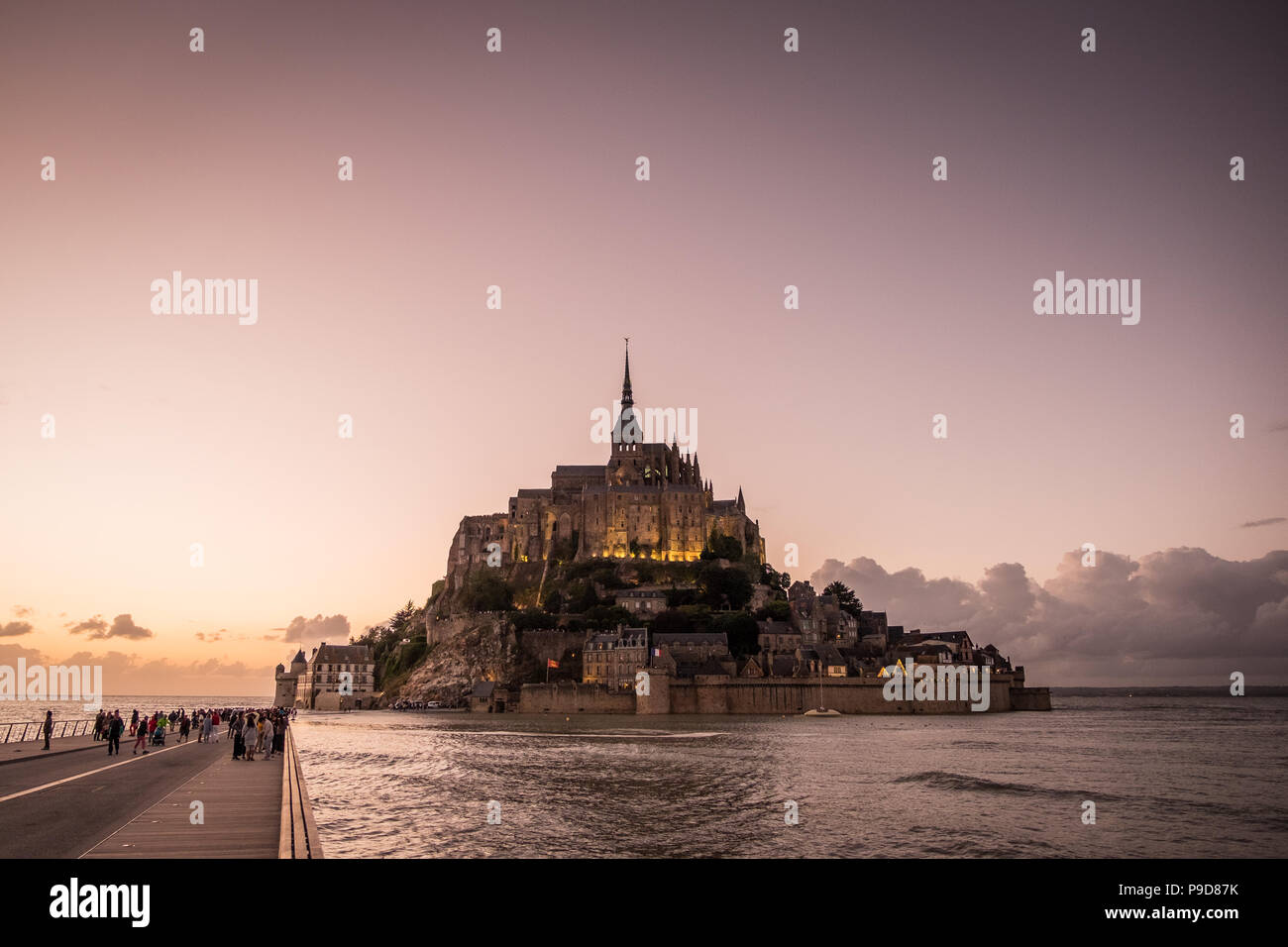 Mont Saint Michel - Normandie - France Banque D'Images