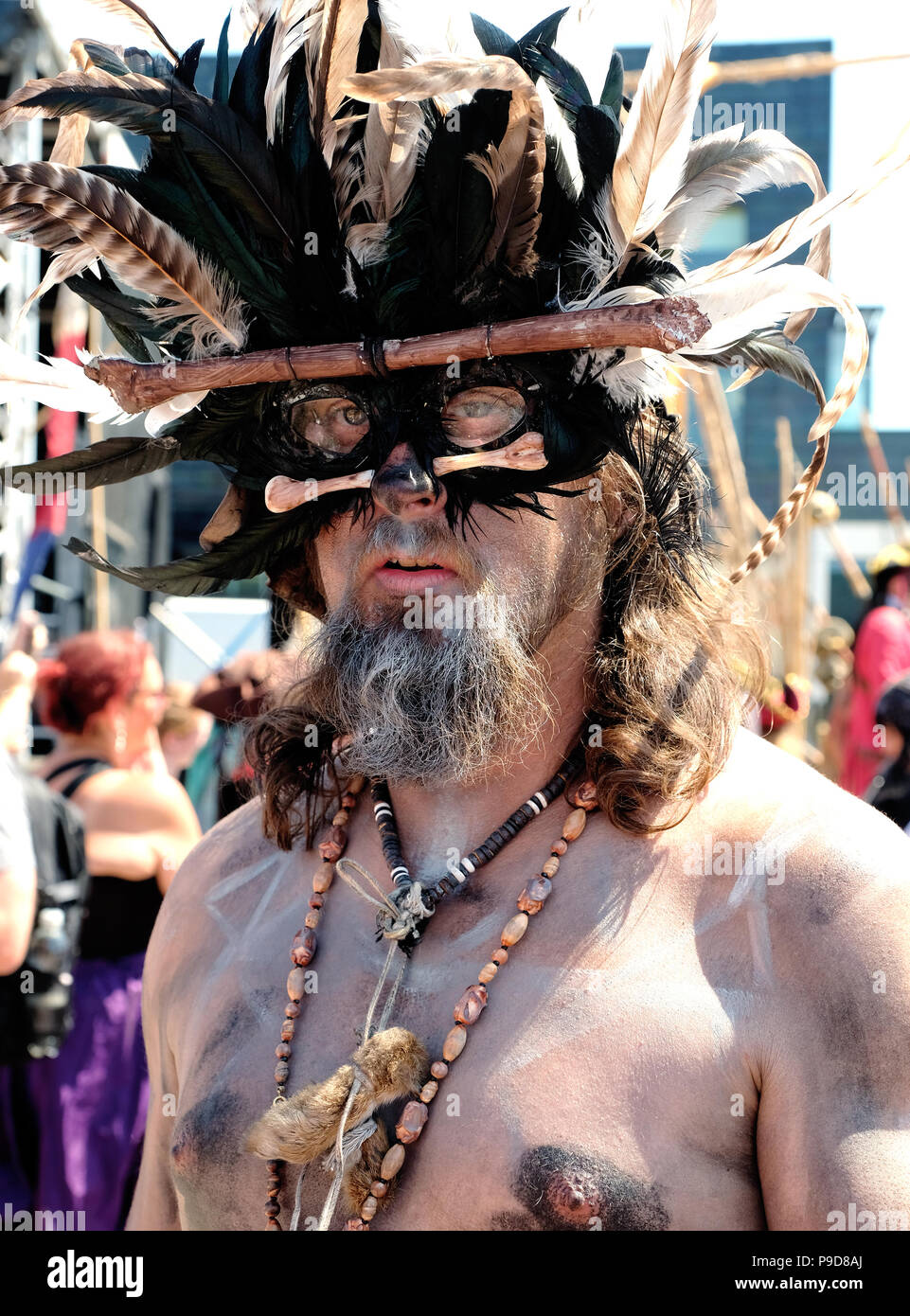 Jour Pirate, Hastings, East Sussex, UK Banque D'Images