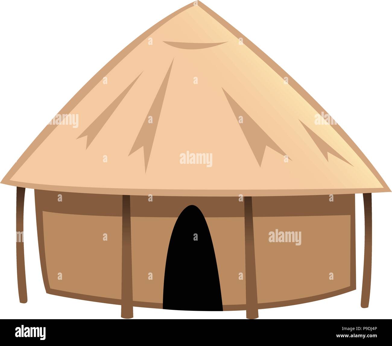 Cartoon vector illustration d'un Africain hut village Illustration de Vecteur Cartoon vector illustration d'un Africain hut village Illustration de Vecteur