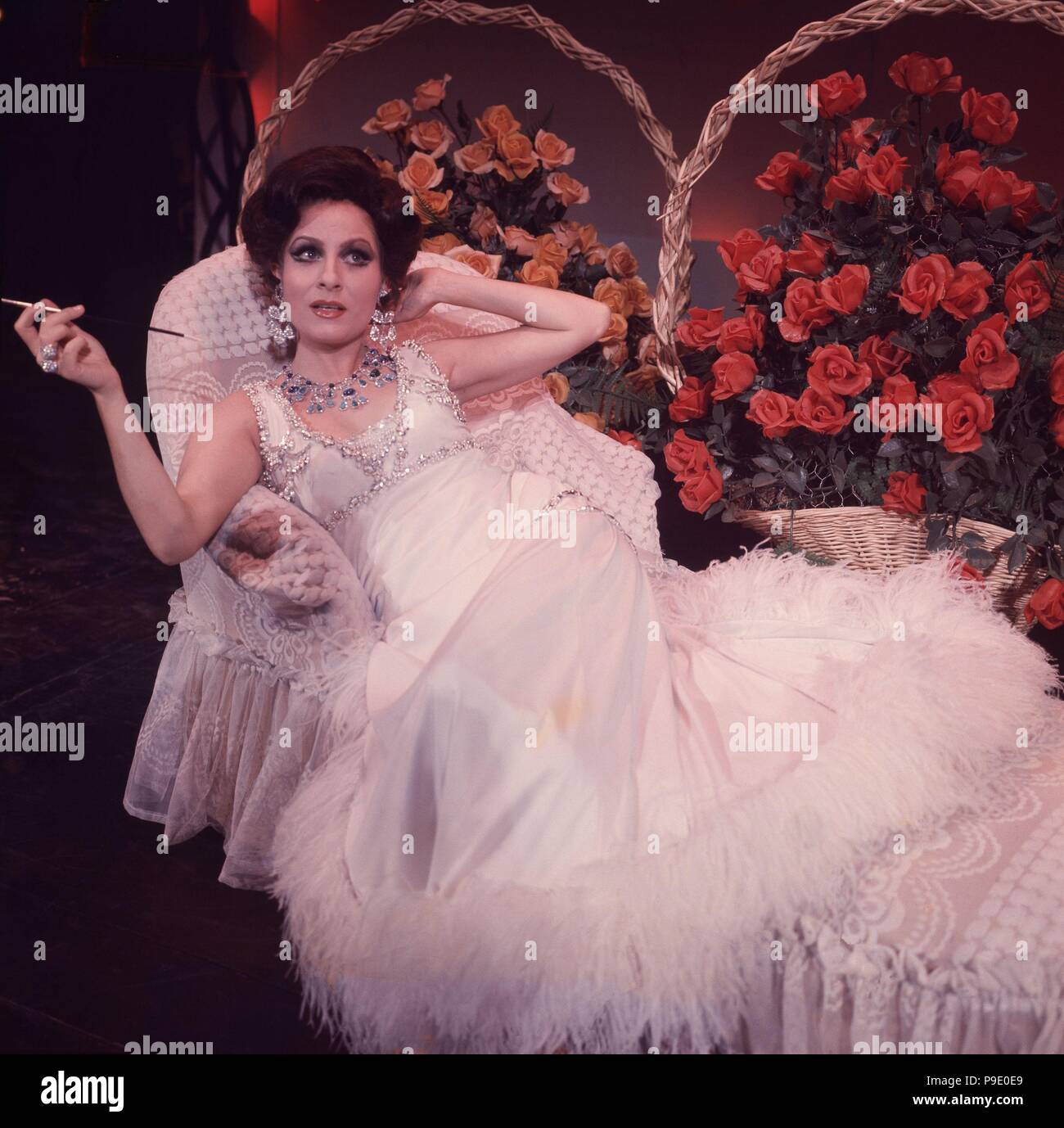 MARQUEZ PIQUER , CANTANTE Y ACTRIZ CONCHA ESPAÑOLA. Banque D'Images