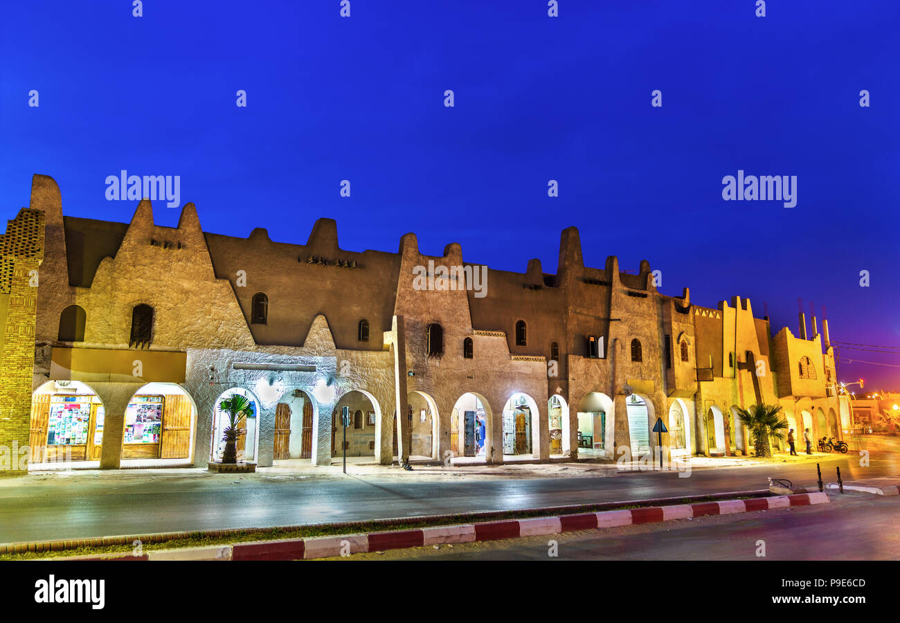 Bâtiments typiques dans la région de Touggourt Ouargla - Algérie, Province Banque D'Images