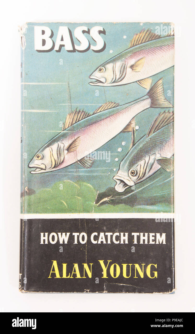Bass Hw pour les attraper Alan Young-How à les attraper. Le Comment les attraper série de livres de pêche ont été publiés par Herbert Jenkins et courut fro Banque D'Images