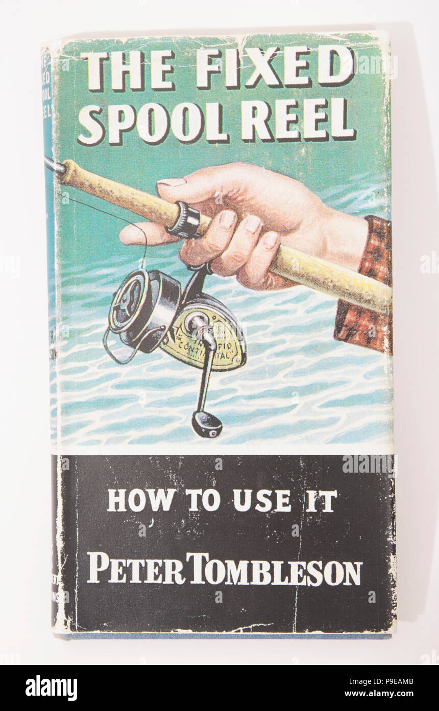 La bobine bobine fixe Peter Tombleson -Comment les attraper série. Le Comment les attraper série de livres de pêche ont été publiés par Herbert Jen Banque D'Images