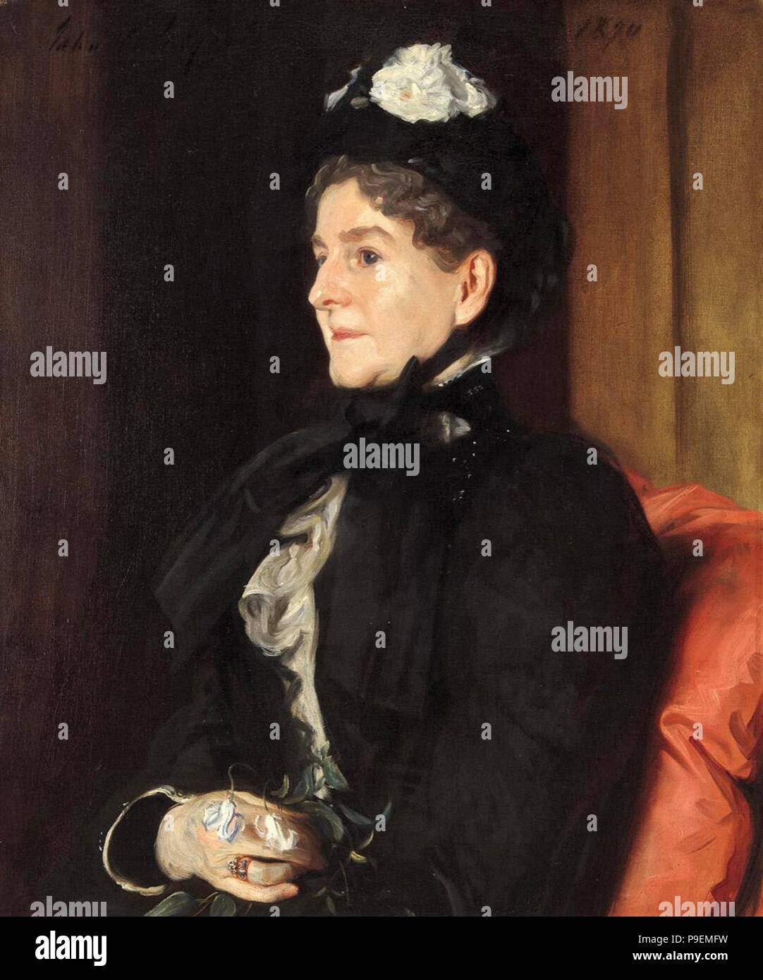 Sargent John Singer - Mme Alexander H. Bullock Banque D'Images