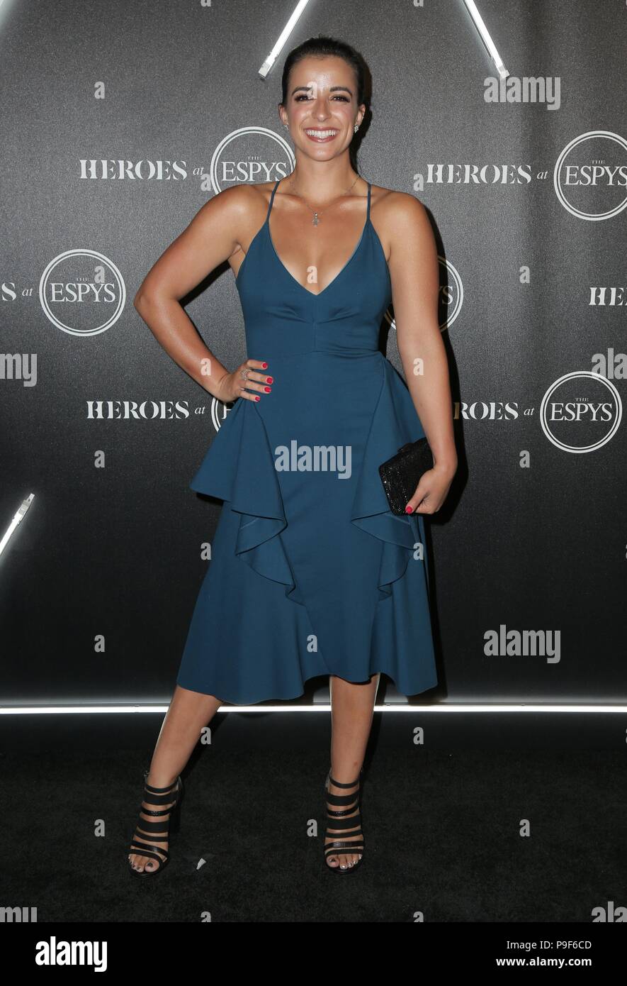 États-unis 17 Juillet, 2018. 17 juillet 2018 - Los Angeles, Californie - Victoria Arlen. Héros au ESPYS tenue au marché de la ville Maison sociale . Crédit photo : PMA/AdMedia Crédit : PMA/AdMedia/ZUMA/Alamy Fil Live News Banque D'Images