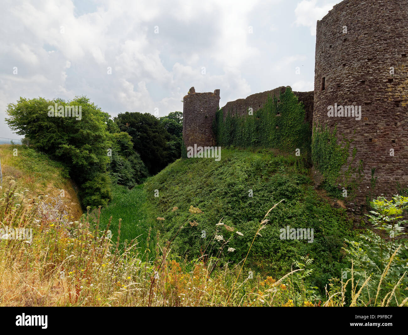 Château Blanc Monmouthshire. UK Banque D'Images