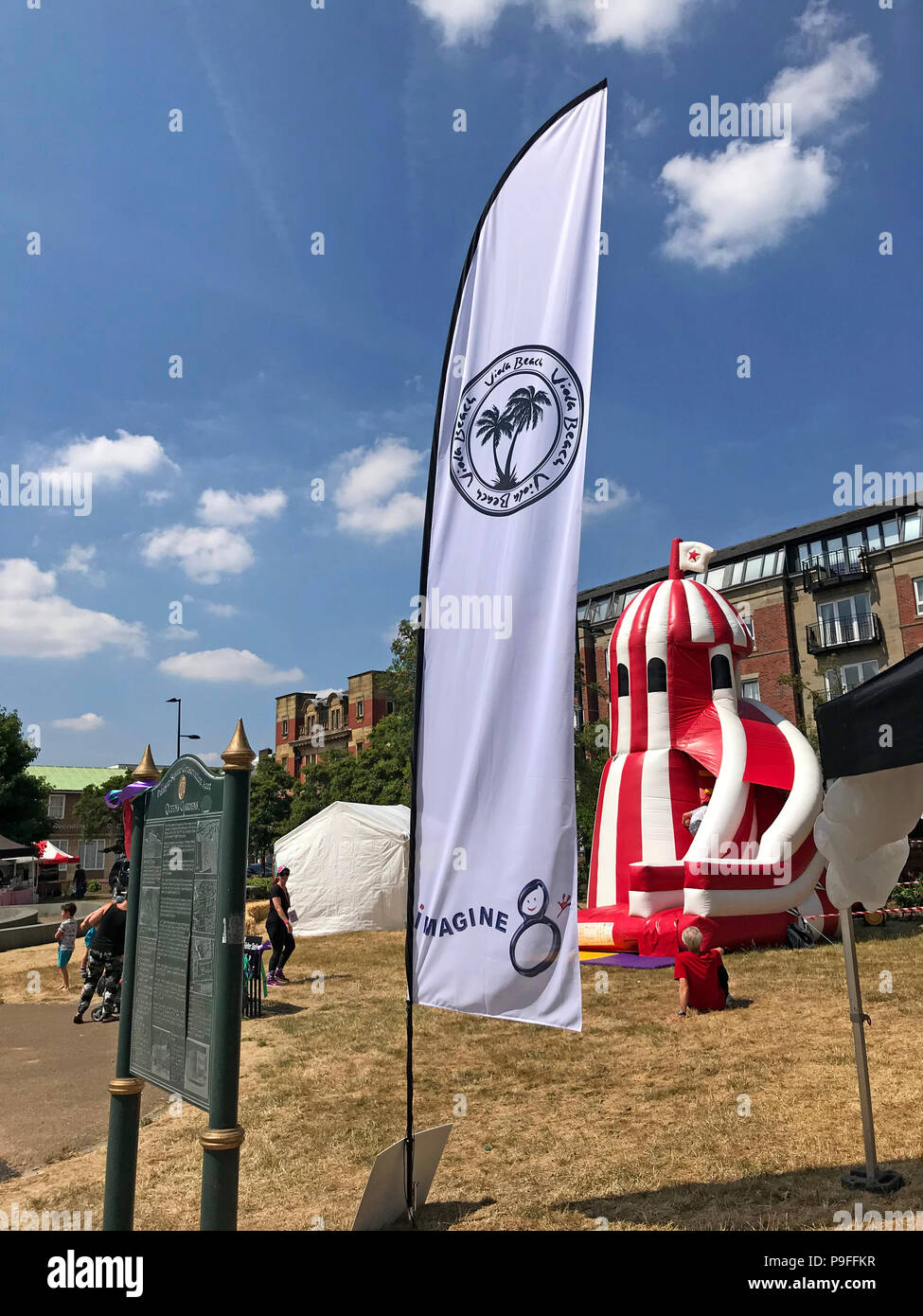 River Reeves Charité, Rivfest18, Palmyre Square, Warrington, Cheshire, North West England, UK Banque D'Images