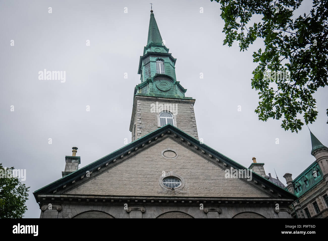 La Cathédrale Holy Trinity Québec Canada Banque D'Images