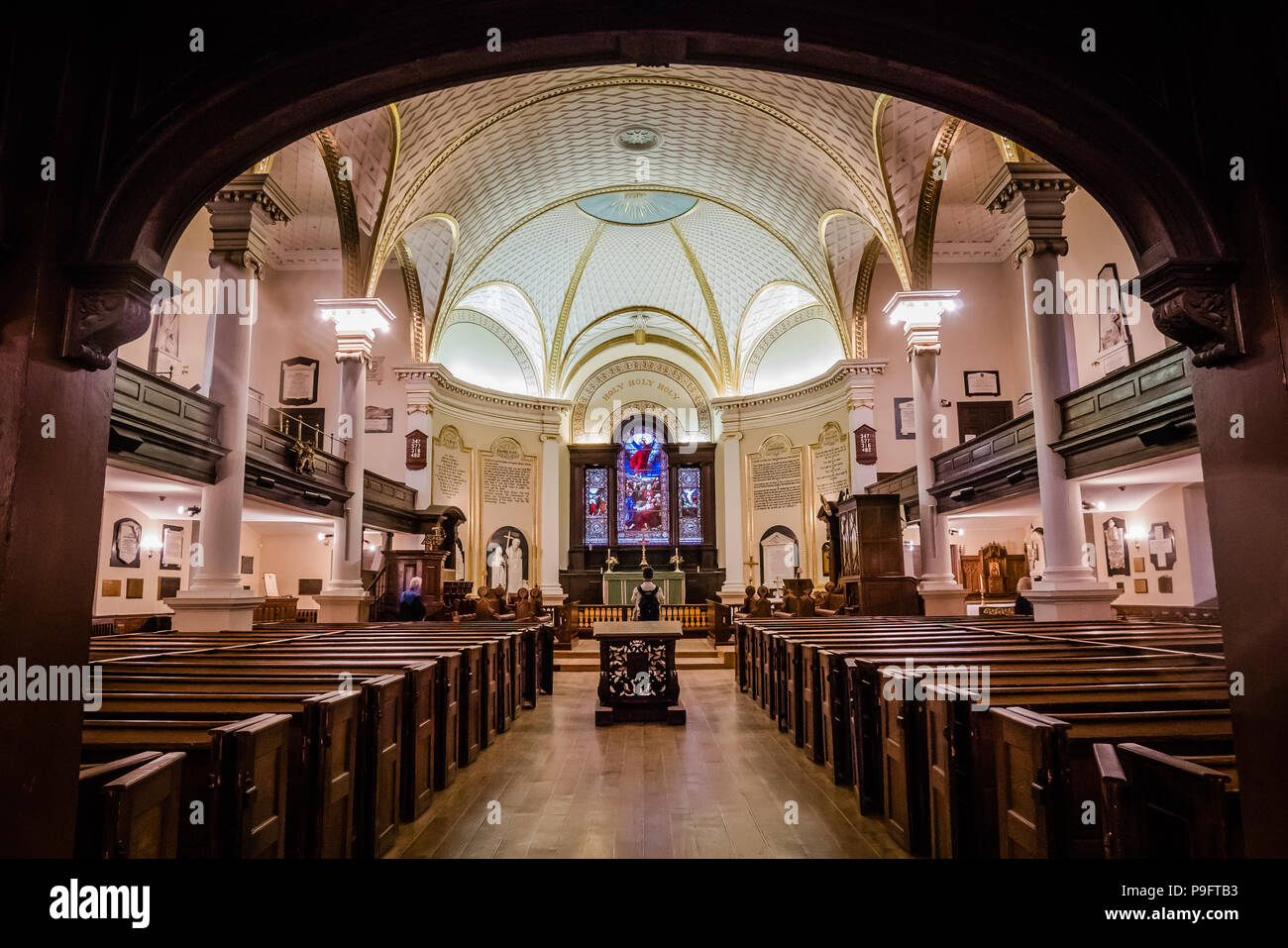 La Cathédrale Holy Trinity Québec Canada Banque D'Images