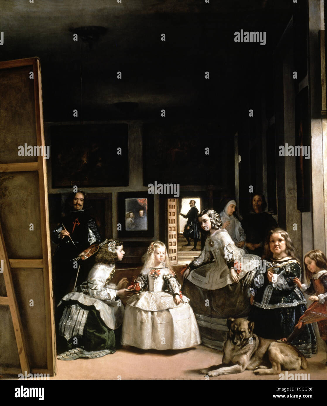 Le Meninas', peinture par Diego Velazquez. Banque D'Images