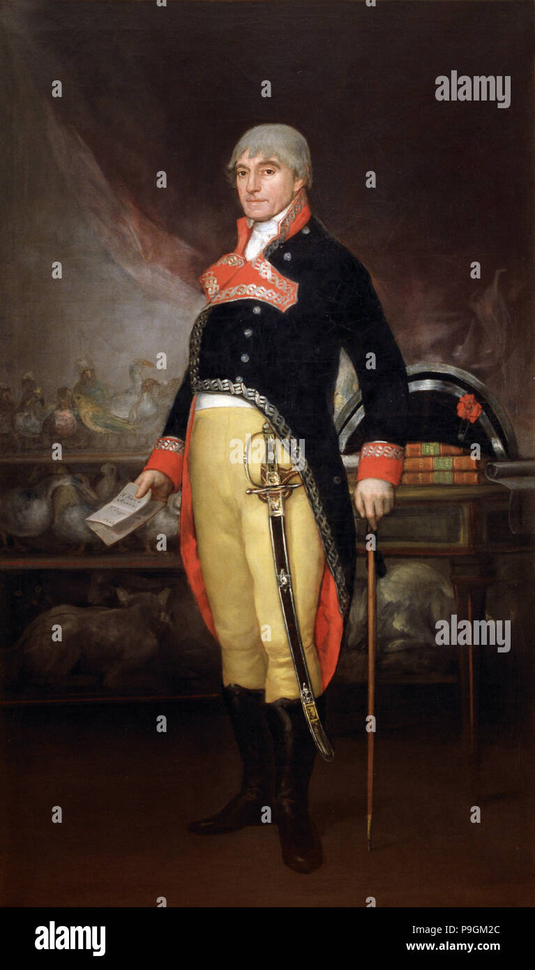 Félix de Azara (1742-1821), officier de la marine espagnole. Banque D'Images