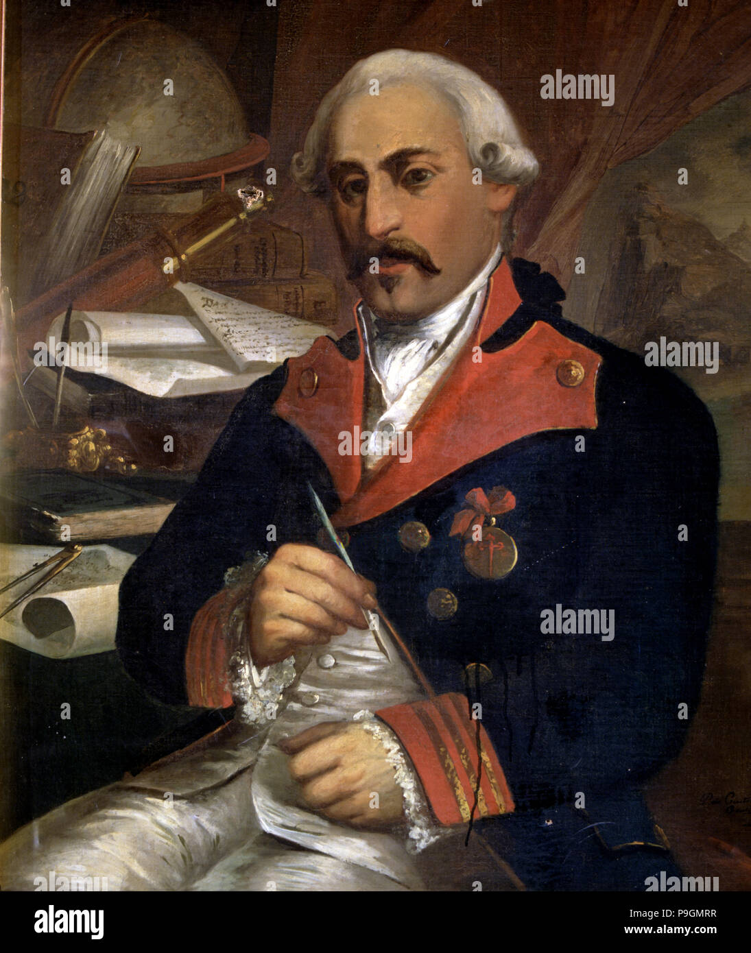 José Cadalso (1741-1782), militaire et écrivain espagnol. Banque D'Images