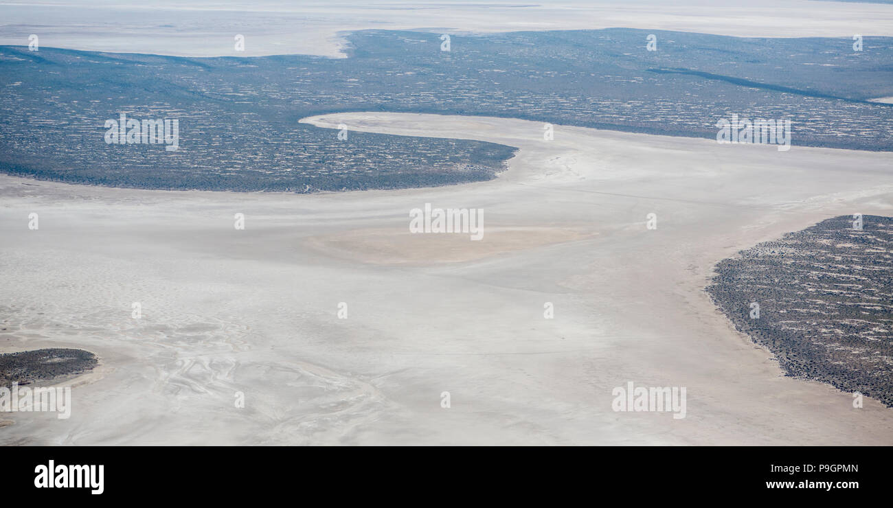 Lac Eyre, Australie du Sud Banque D'Images