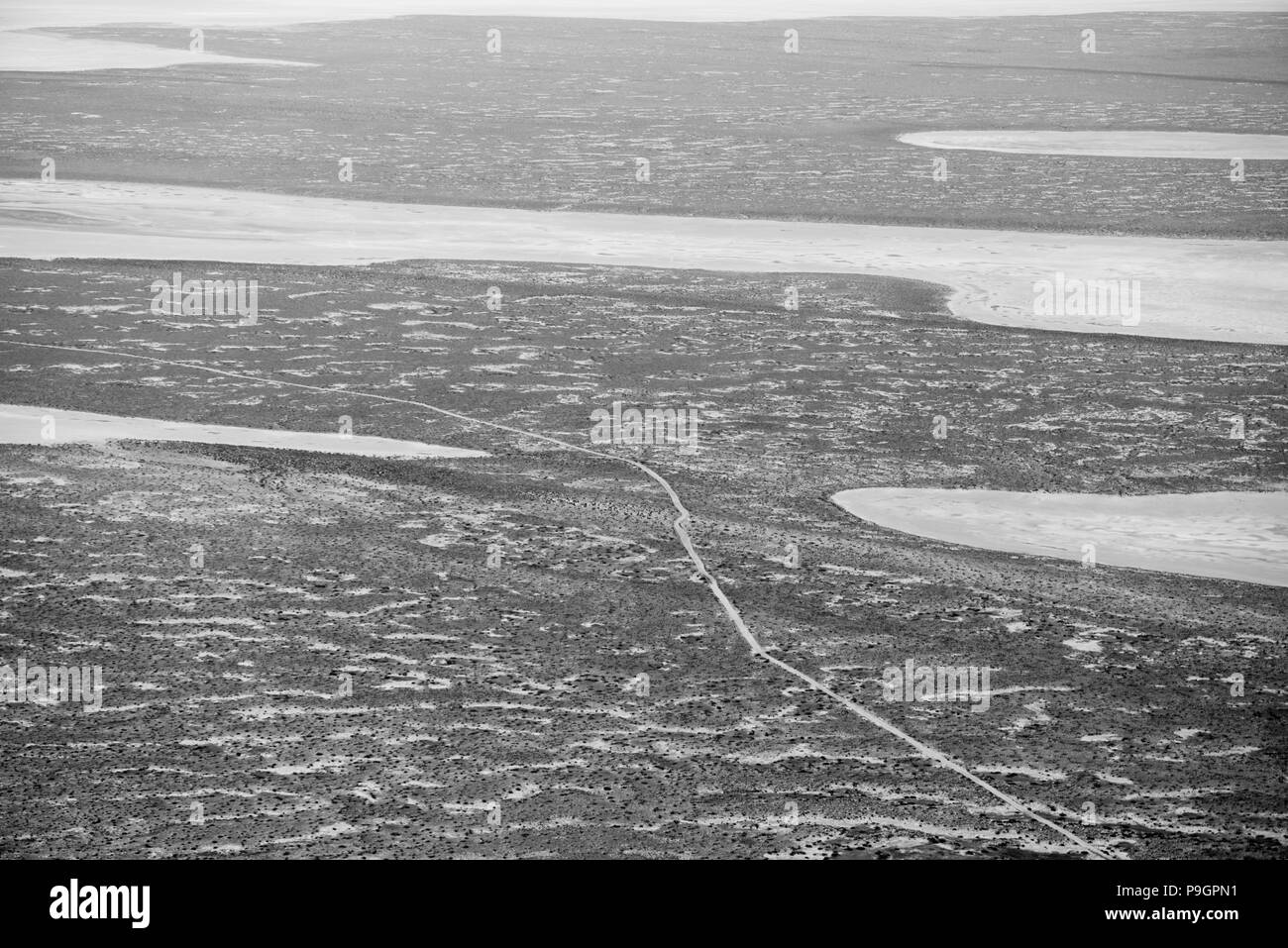 Lac Eyre, Australie du Sud Banque D'Images